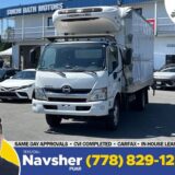 2019 Hino 195 Reefer Box with 16' and Power Tuckaway