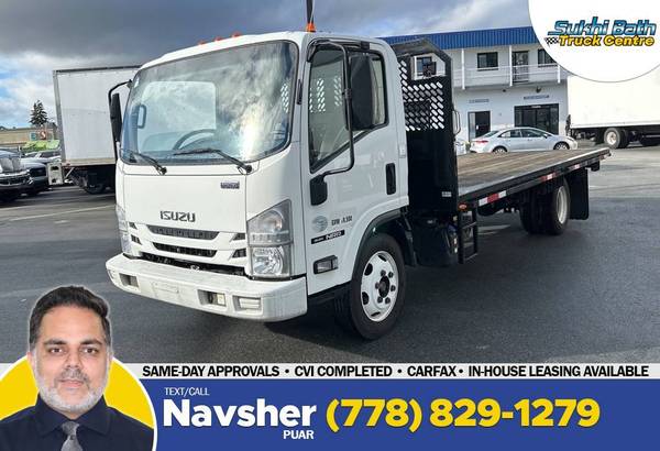 2018 Isuzu NRR 20' Flatdeck Trim - Excellent Condition, CVI