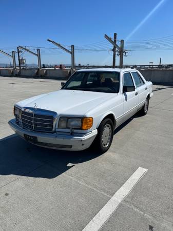 1990 Mercedes-Benz 300SE V6 124K Clean Title/Carfax Smogged for $0