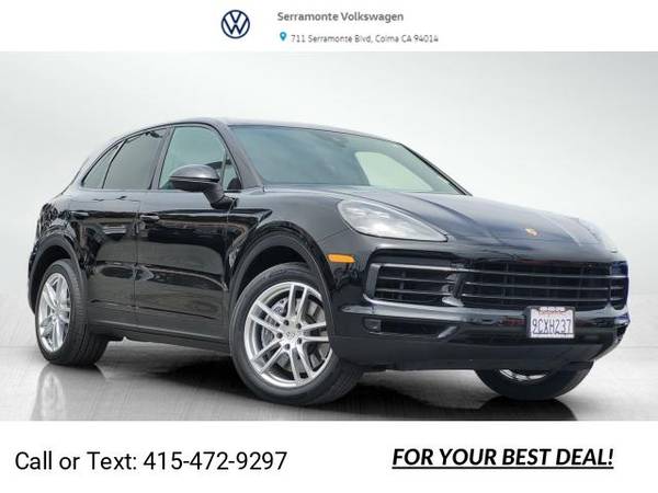 2021 Porsche Cayenne Sport Utility SUV Jet Black for $0
