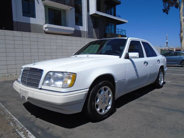 1994 Mercedes-Benz E320 Sedan, Brown/White, Rare Color, One SD Owner