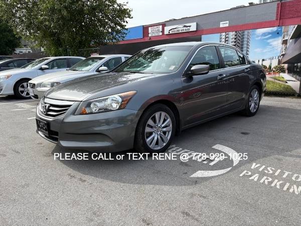 2011 Honda Accord EX Leather Sedan for $0 Build Credit,