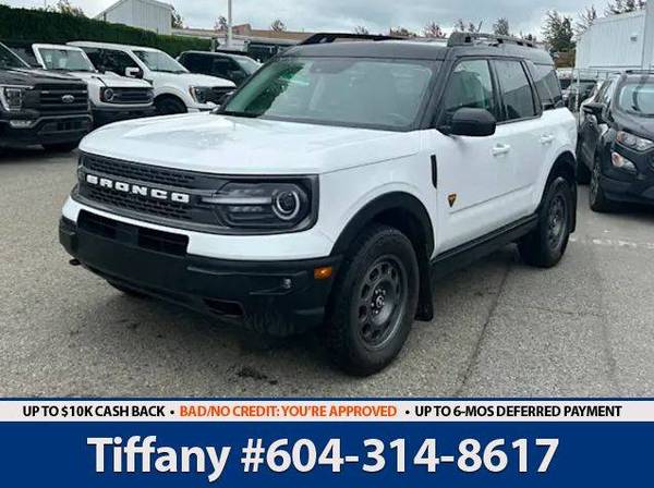 2022 Ford Bronco Sport Badlands for $0 Build Credit, Poor