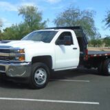 2018 Chevy Silverado 3500 Diesel Reg Cab 12ft Flatbed for