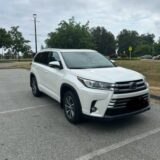 2018 Toyota Highlander XLE AWD White for $0 Build Credit,