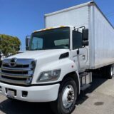 2019 HINO 268 24ft High Cube with Rail Liftgate for