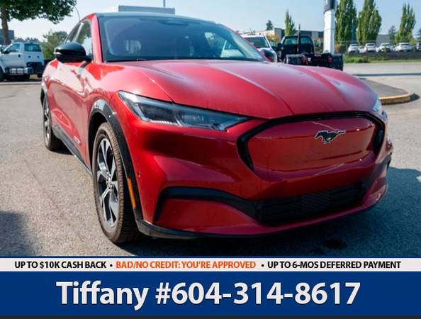 2021 Ford Mustang Mach-E Premium for $0 Build Credit, Poor