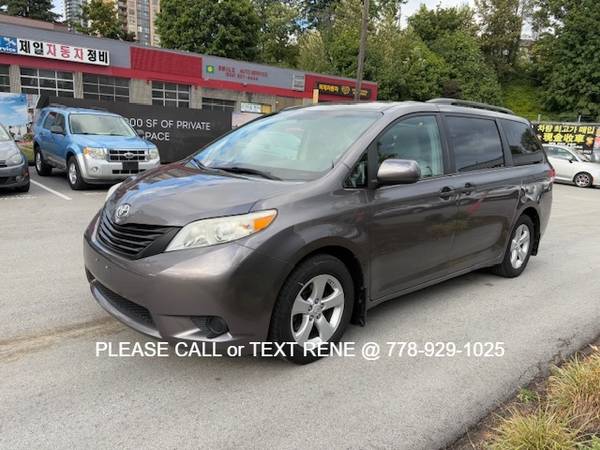 2011 Toyota Sienna Sport Van 7 Passenger for $0 Build