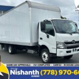 2020 Hino 195 20' Dry Box Truck with Tuckaway Tailgate