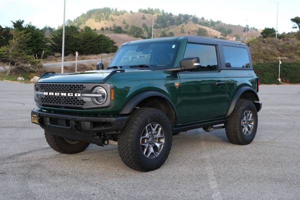 2022 Ford Bronco Badlands High Package 2-Door 7-Speed, 1 Owner
