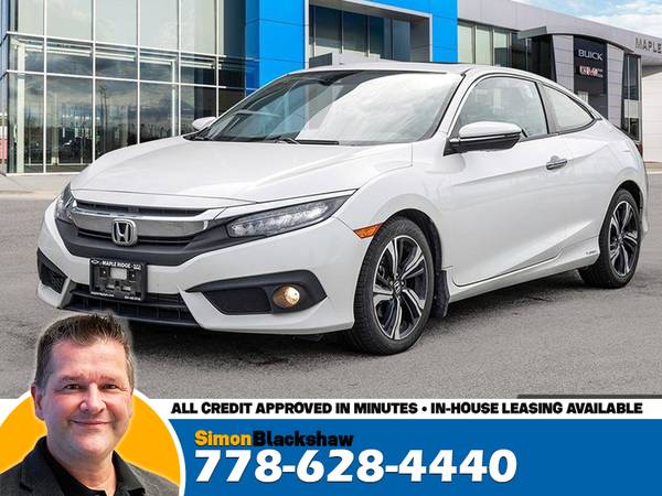 2017 Honda Civic Coupe Touring Turbo for $0 Build Credit,
