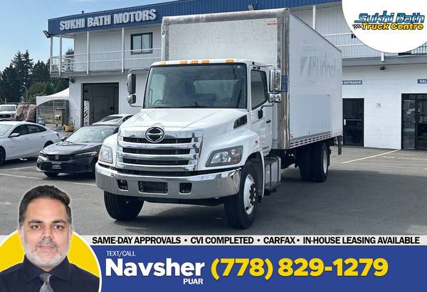 2020 Hino 338 24' Box + Liftgate + Hydraulic for
