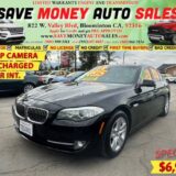 2013 BMW 5 Series Turbocharged with Back-Up Camera and Leather