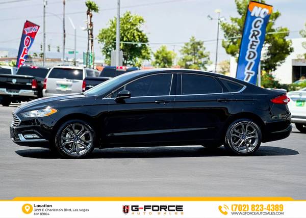 2018 Ford Fusion SE Sedan for $0 Build Credit, Poor