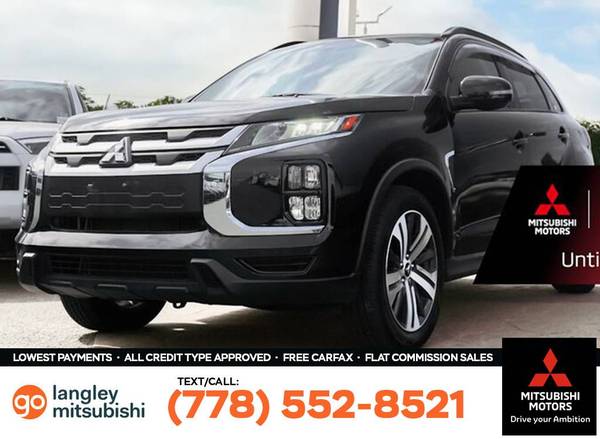 2024 Mitsubishi RVR SE AWC for $0 Build Credit, Poor