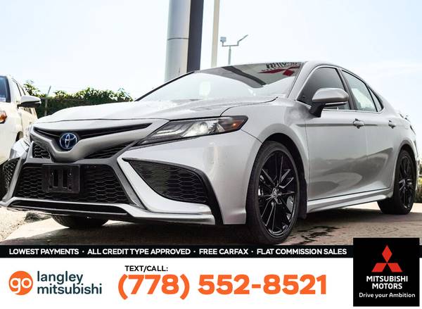 2024 Toyota Camry Hybrid XSE for $0 Build Credit, Poor