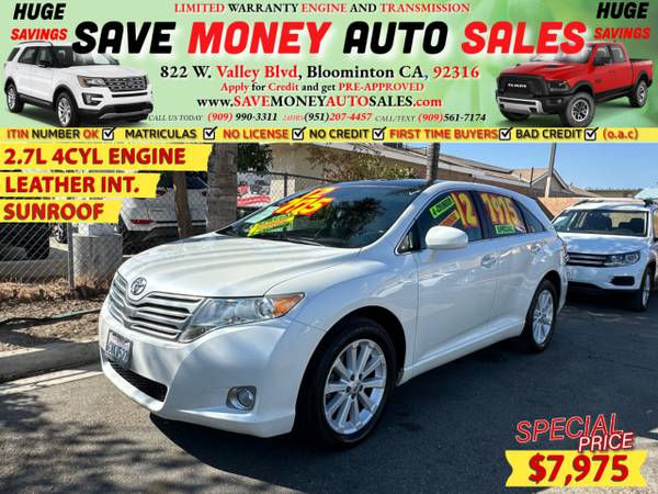 2012 Toyota Venza 2.7L 4CYL Leather Sunroof for $0 Build
