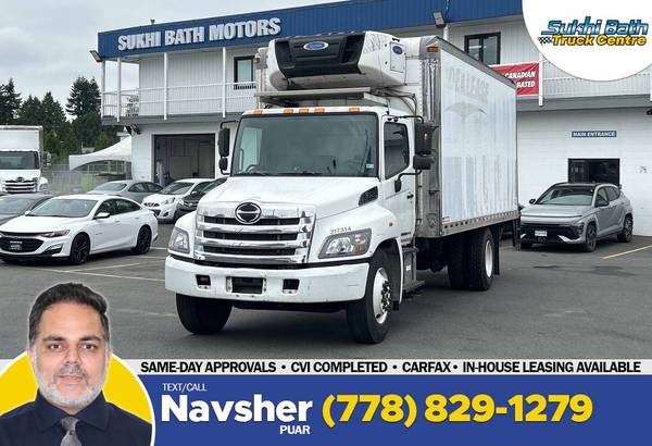 2017 Hino 268A Reefer with Liftgate for $0 Build Credit,
