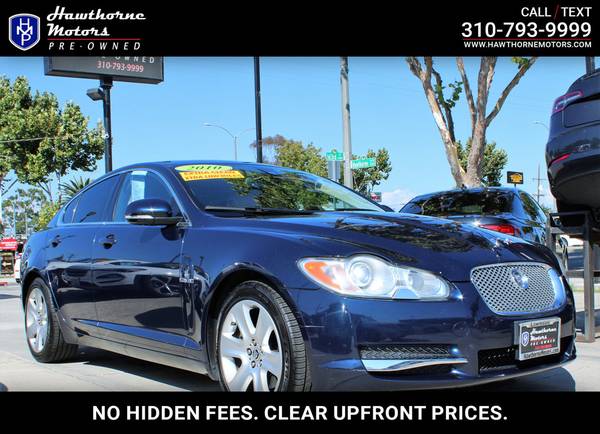 2010 Jaguar XF Luxury 4dr Sedan Indigo Blue for $0
