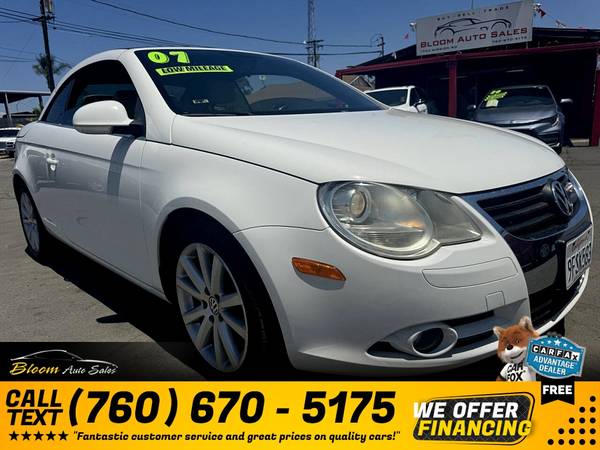 2007 Volkswagen Eos 2.0T Convertible for $0 Build Credit, Poor