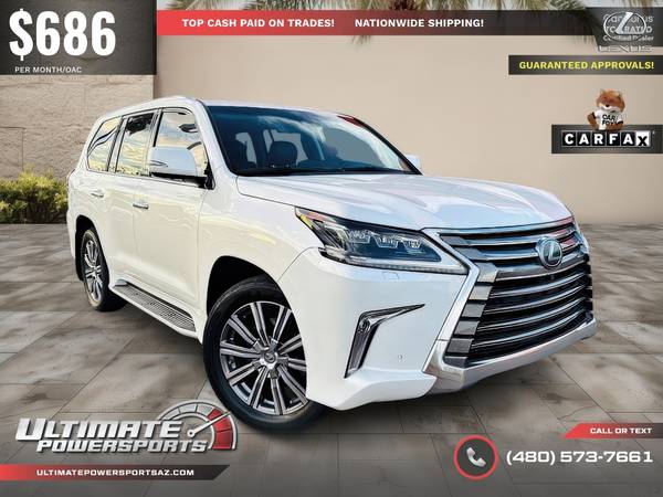 2016 Lexus LX 570 Trim - $686/mo, Loaded with 3rd