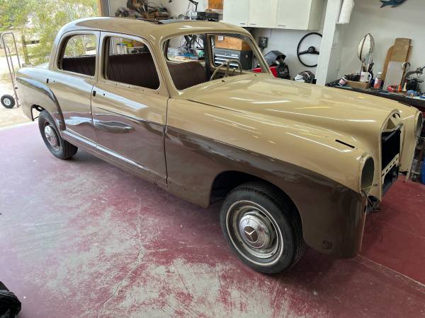 1959 Mercedes 219 Ponton W105 for $0 Build Credit, Poor