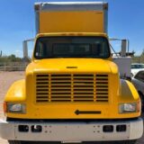 1999 International T444E 24ft Box Truck Diesel Dock Height for
