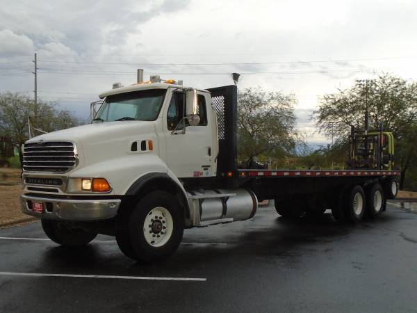 2006 Sterling L9500 Diesel Reg Cab 26ft Flatbed Work Truck