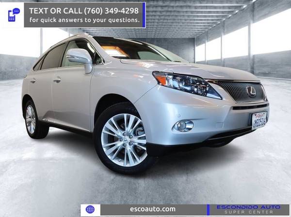 2010 Lexus RX 450h AWD Hybrid SUV for $0 Build
