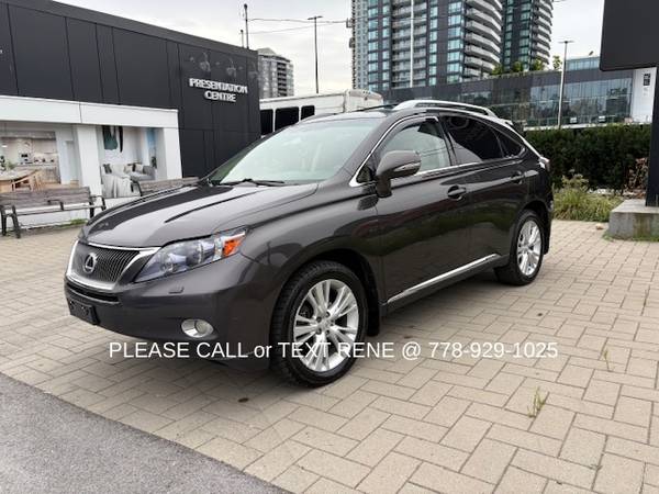 2010 Lexus RX 450h AWD Navigation Package for $0 Build