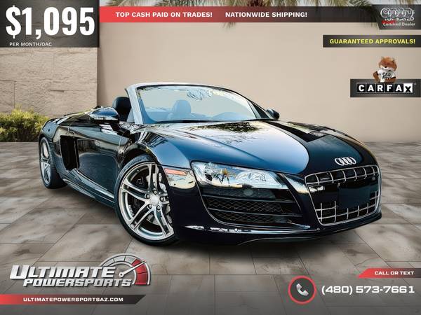 2011 Audi R8 V10 Spyder 5.2L Clean Title Low Miles