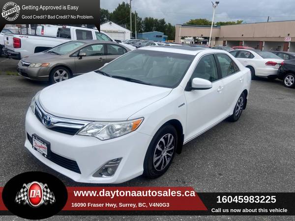 2012 Toyota Camry Hybrid XLE for $0 Build Credit, Poor