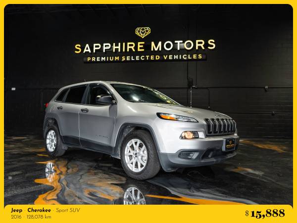 2016 Jeep Cherokee Sport for $0 Build Credit, Poor Credit,
