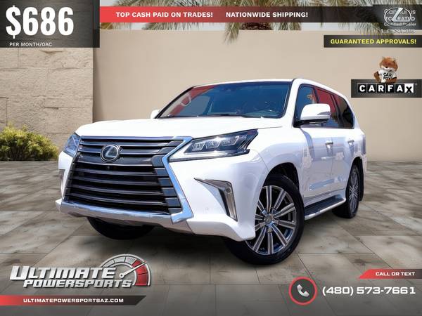 2016 Lexus LX 570 Trim - $686/mo, Loaded with 3rd