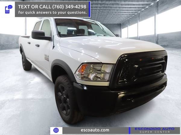 2016 Ram 2500 Tradesman Crew Cab 4x4 for $0 Build