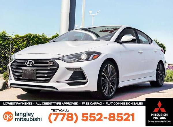 2017 Hyundai Elantra Sport for $0 Build Credit, Poor Credit,