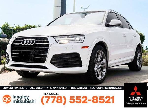 2018 Audi Q3 2.0 TFSI quattro Progressiv Tiptronic for $0