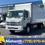 2018 Isuzu FTR 26' Dry Box Cabover with Liftgate for