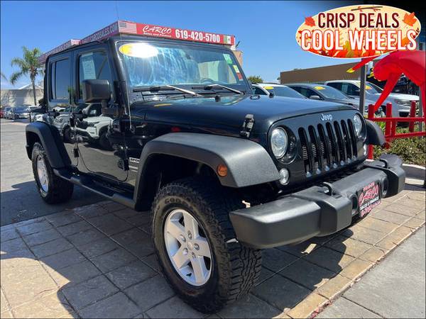 2018 Jeep Wrangler Unlimited Sport S for $0 Build Credit,