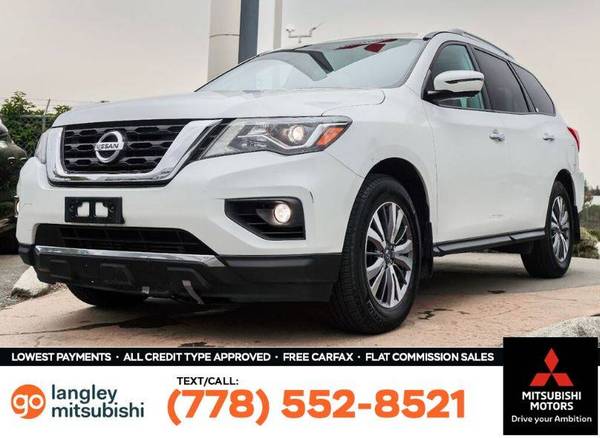 2018 Nissan Pathfinder SL 4x4 for $0 Build Credit, Poor