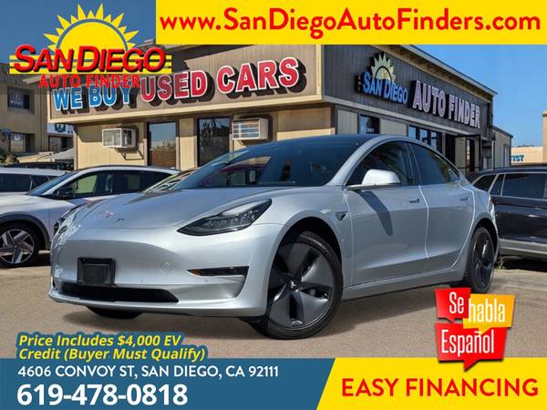 2018 Tesla Model 3 - Price Reflects $4000 EV Credit