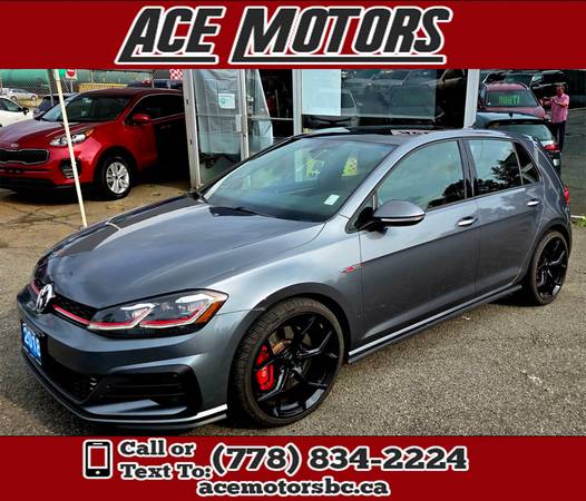 2018 VW Golf GTI SE Auto for $0 Build Credit,
