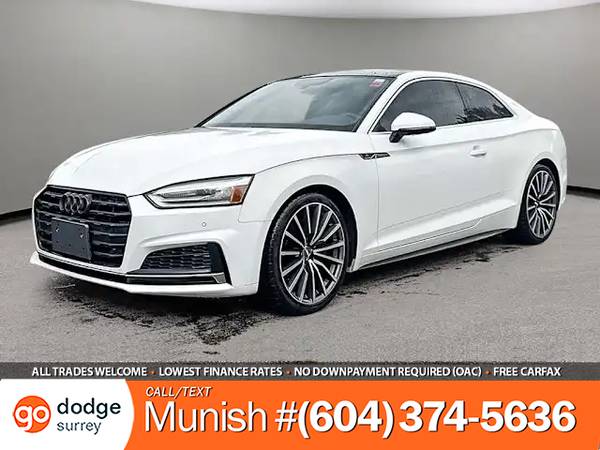 2019 Audi A5 Progressiv 45 TFSI quattro Coupe for $0