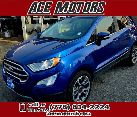 2019 Ford EcoSport Titanium AWD for $0 Build Credit, Poor