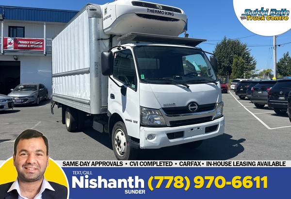 2019 Hino 195 Reefer Box with Power Tuckaway Tailgate for
