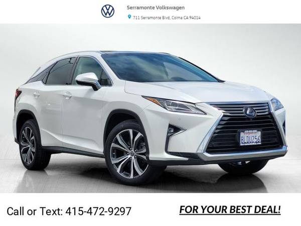 2019 Lexus RX 350 Ultra White for $0 Build Credit,
