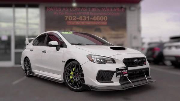 2019 Subaru WRX STI Sedan for $0 Build Credit, Poor