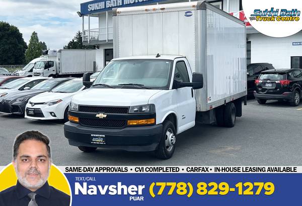 2020 Chevrolet Express Commercial Cutaway 16' Box with Power Railgate