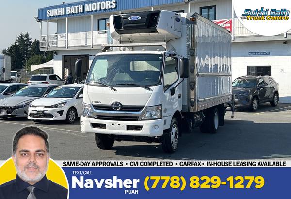 2020 Hino 195 Reefer with 16' Liftgate for $0 Build