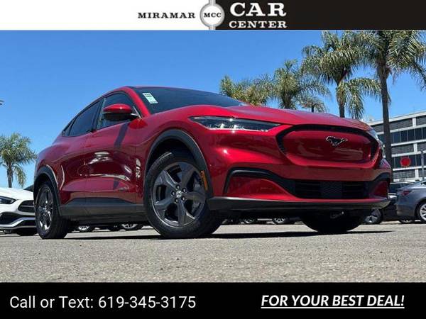 2021 Ford Mustang Mach-E Select SUV in Rapid Red Metallic